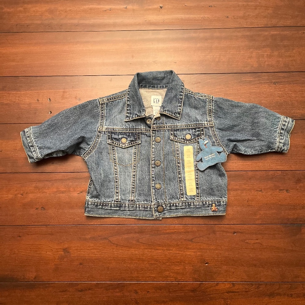 Baby Gap Jersey Lined Denim Jean Jacket